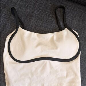 Elegant NWT Hollister Women's Cream and Black Camisole